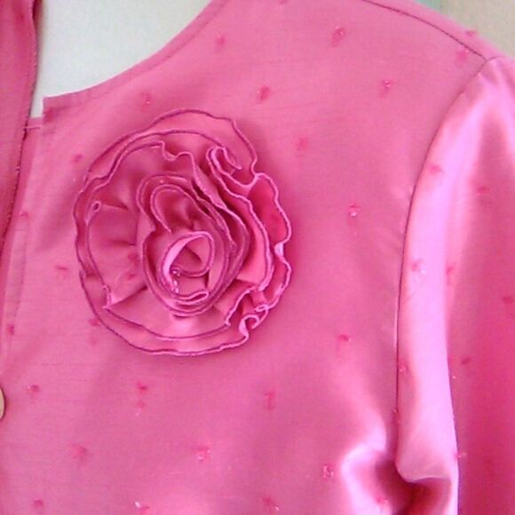 A J Clothing Co. Three Piece Cropped Pants Dressy Beaded Set - Picture 8 of 13